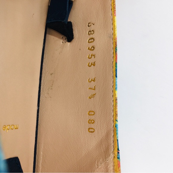 Gucci 100 Multi Color Women’s  Ballet Flat - 680953 UL930 008 4062 - - Picture 16 of 16